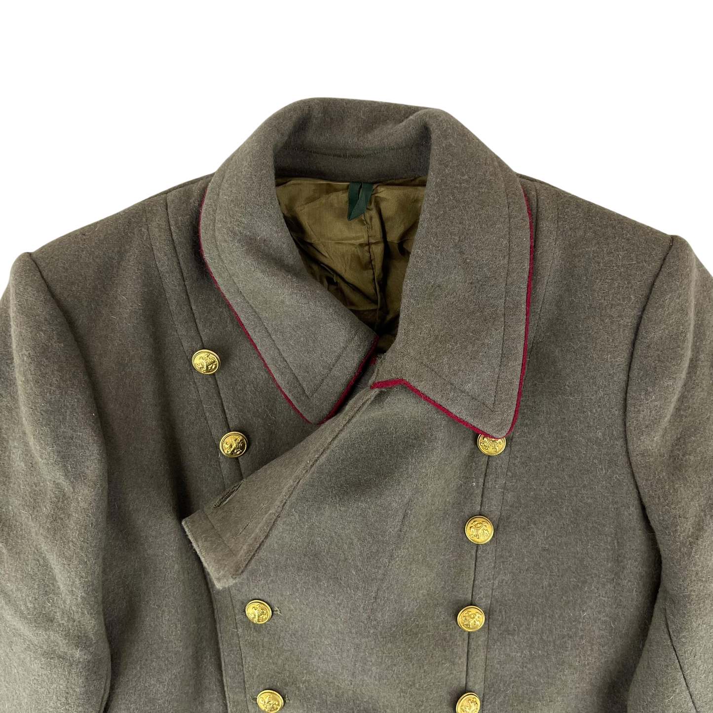Bulgarian Army Khaki Wool Greatcoat - Medium