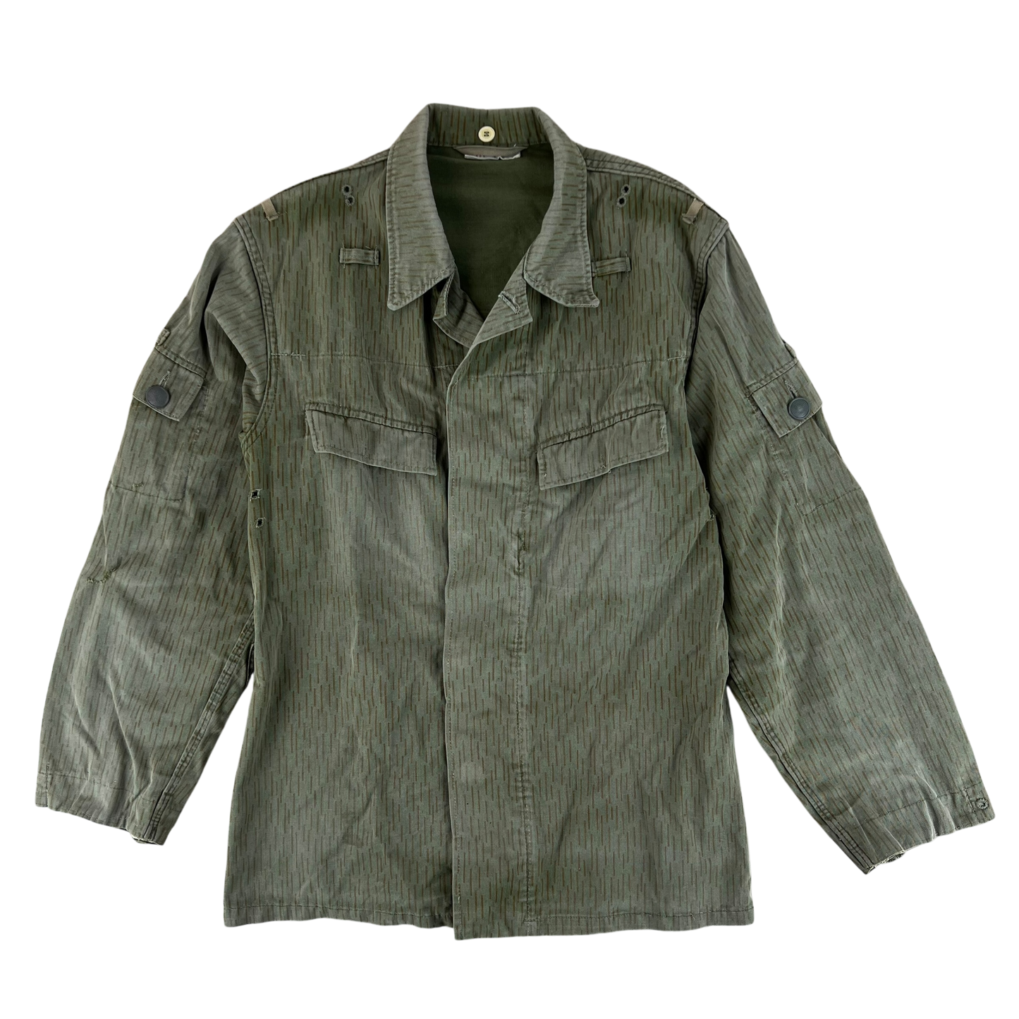 East German Army NVA DDR Raindrop Strichmuster Camouflage Jacket - Medium m44