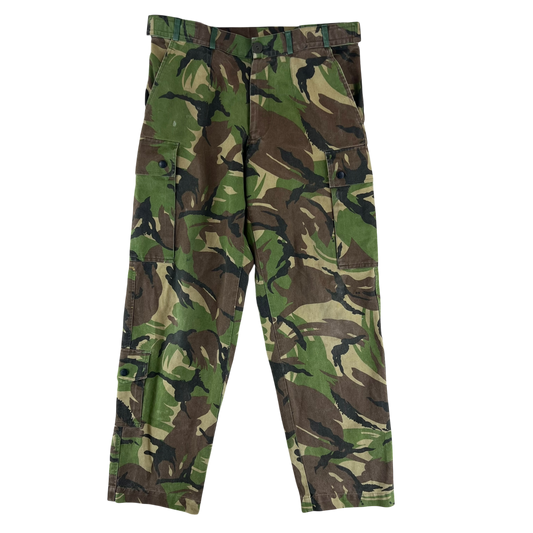 Dutch Army M93 DPM Woodland Camouflage Combat Trousers - W34 L30.5