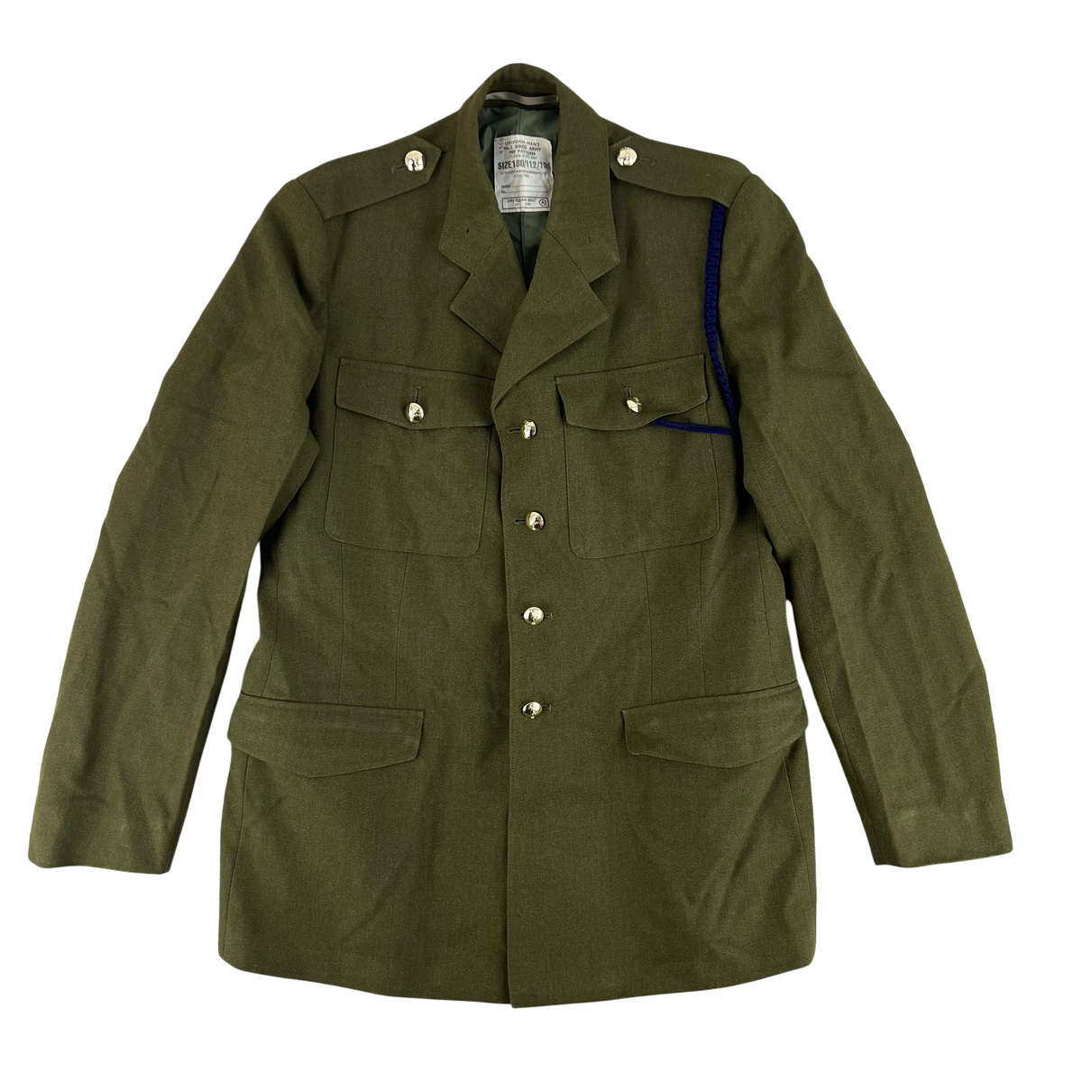 British Army 1980 Pattern No. 2 Olive Green Dress Jacket - Royal Signals - Large 180/112