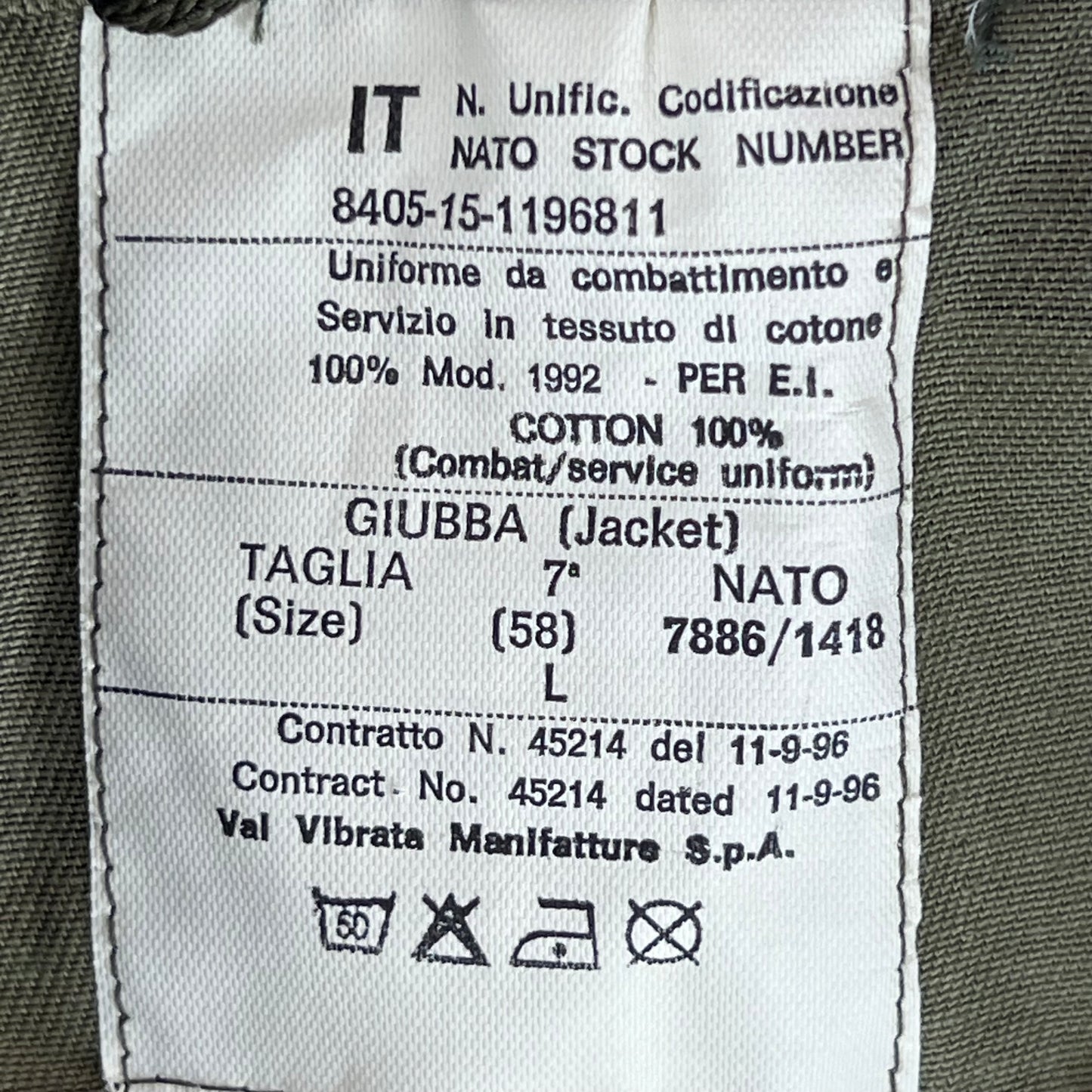 Italian Army Roma 90 Woodland Camouflage Combat Jacket - XX Large