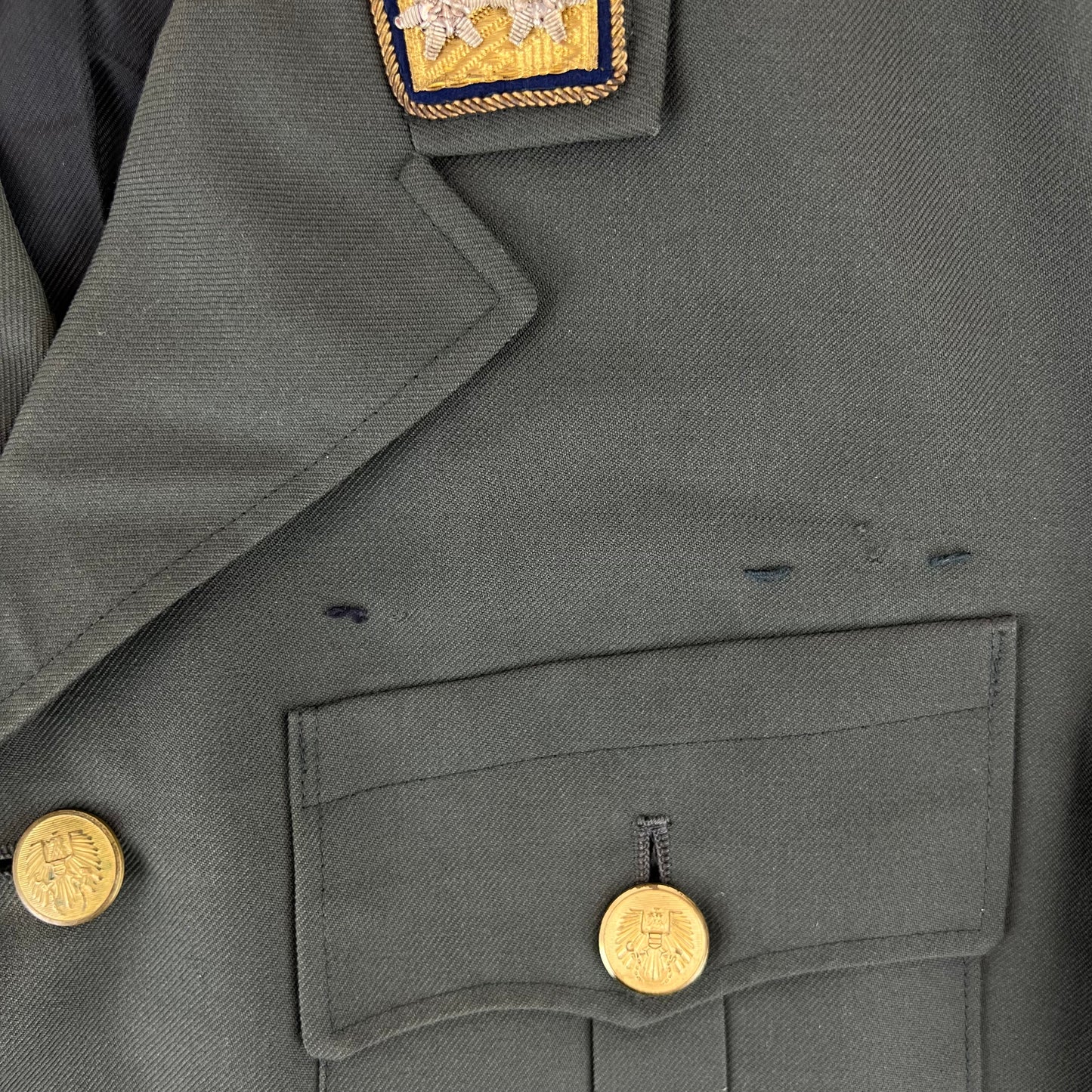 Austrian Army 1970's Grey Dress Jacket - Medium