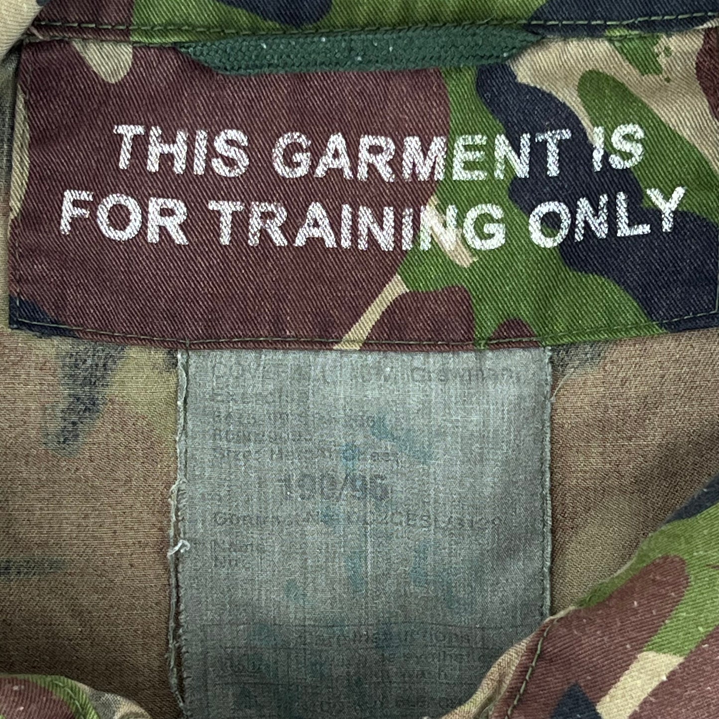 British Army S95 DPM Camo AFV Crewman Exercise Coveralls - Medium 190/96