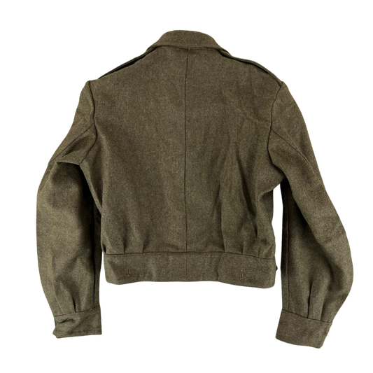 British Army 50s Khaki Ike 1949 Pattern Battle Dress Jacket - Medium