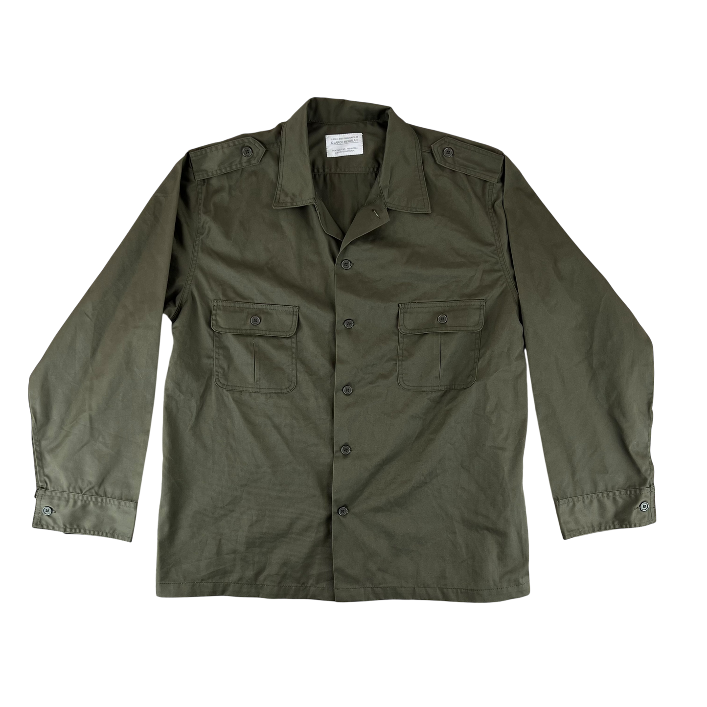 US Marines M94 Olive Long Sleeve Shirt - X Large