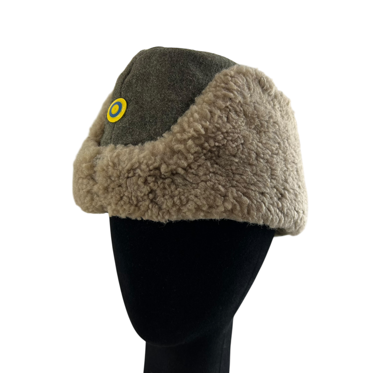 Swedish Army WW2 M43 Wool Ushanka Cap - Small 56cm