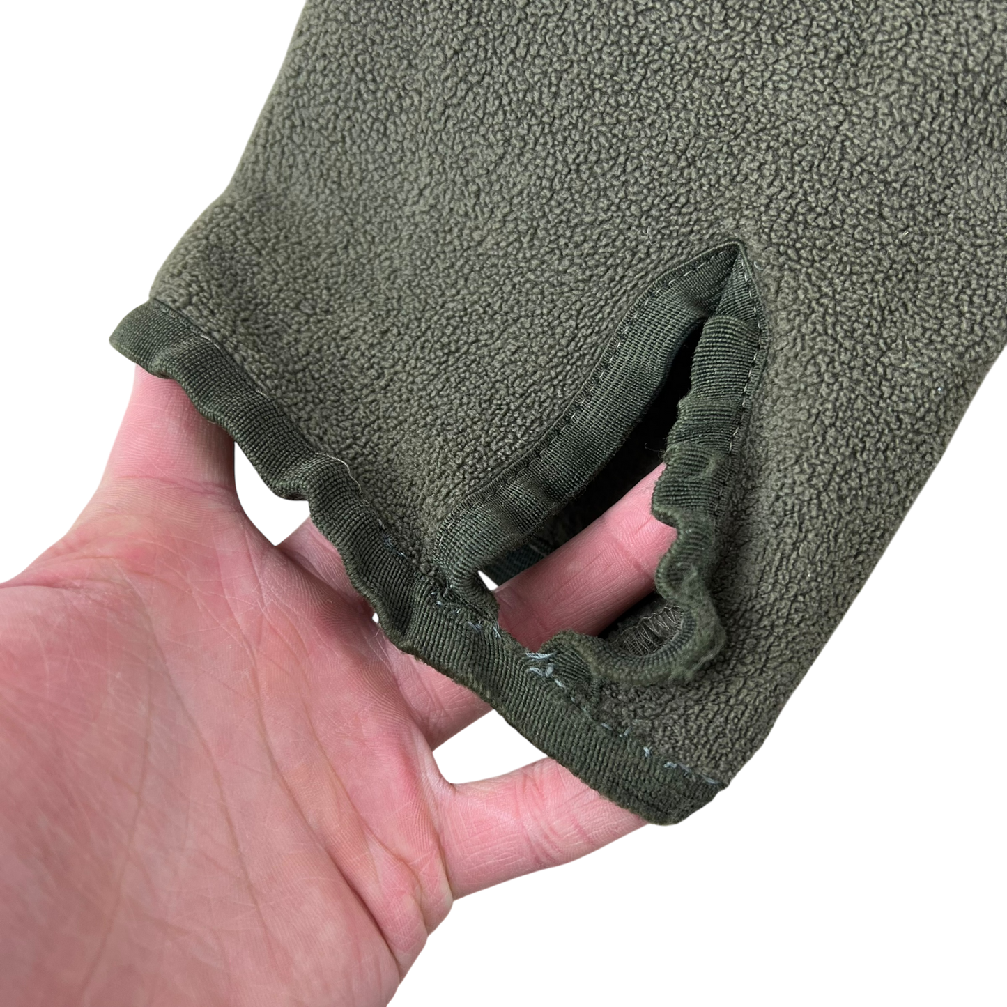 Austrian Army Olive Fleece Cardigan - Small 88-92 V/VI