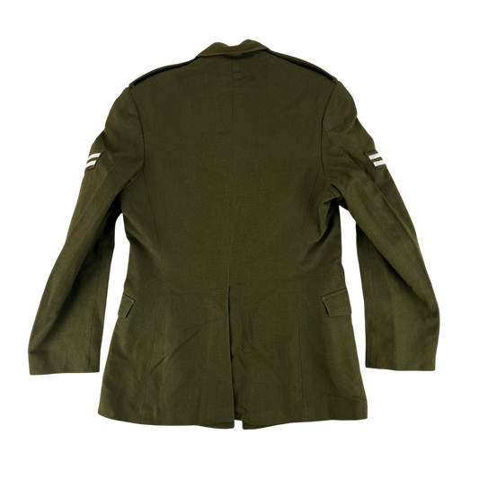 British Army 1980 Pattern No. 2 Olive Green Dress Jacket - 9th/12th Royal Lancers - Medium 180/100