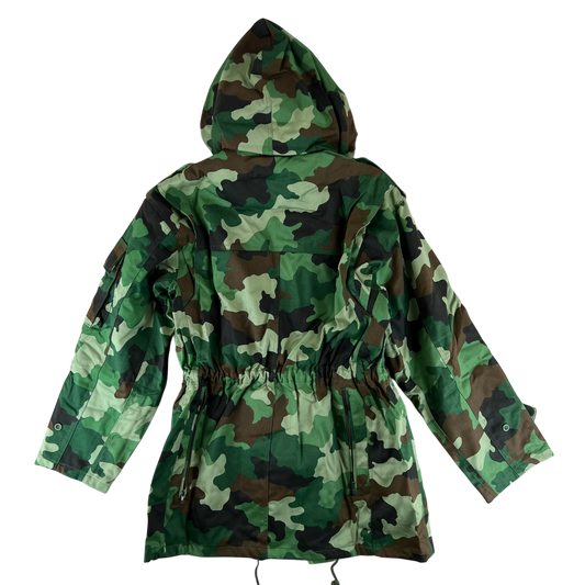 Serbian Army M93 Oak Leaf Camouflage Parka w/ Thermal Liner - Medium 172/100