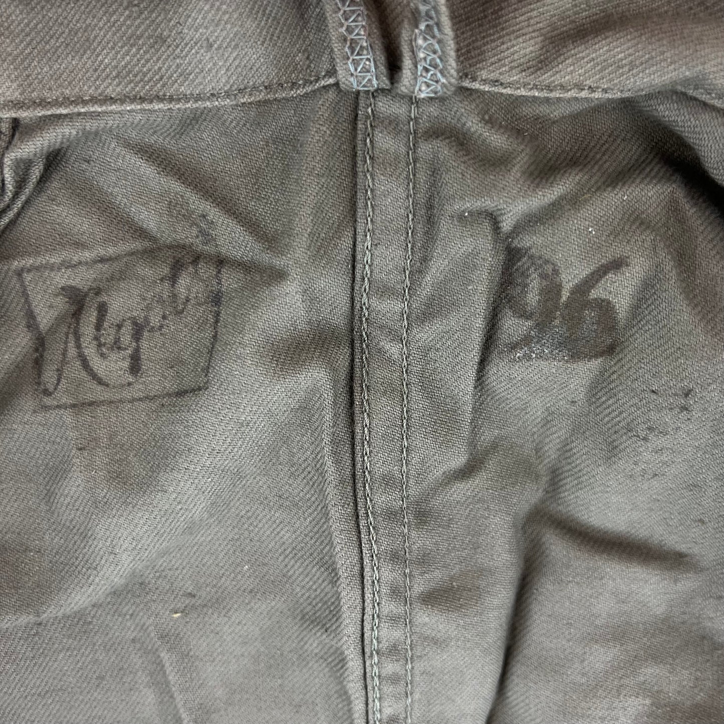 Swedish Army M40 "Grötrock" Brown Work Jacket - Medium