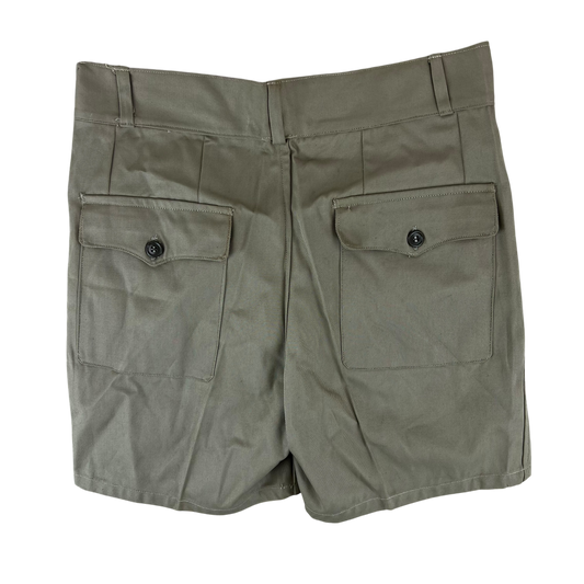 Italian Army 1970s Stone Chino Shorts - W28