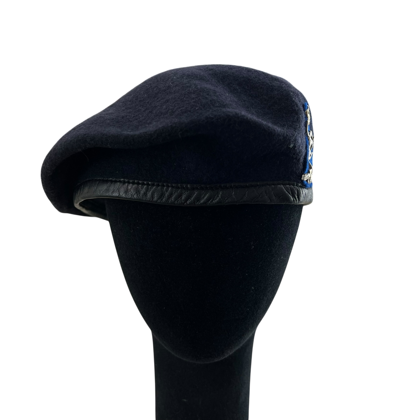 British Army Beret w Badge - Royal Signals Corps - Large