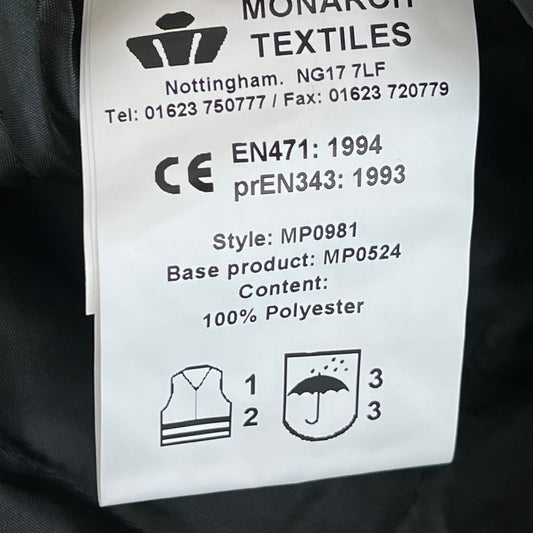 British Police MoD Hi-Vis Overall Trousers - W54