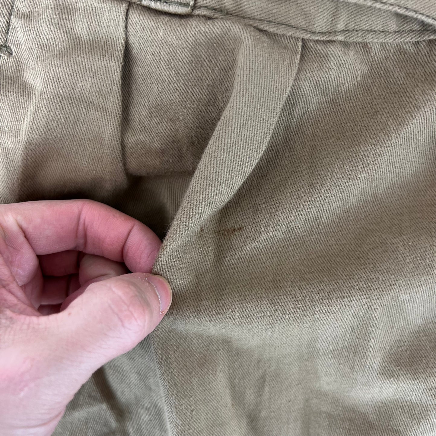 British Army / RAF 60s Khaki Drill Trousers - W35 L30