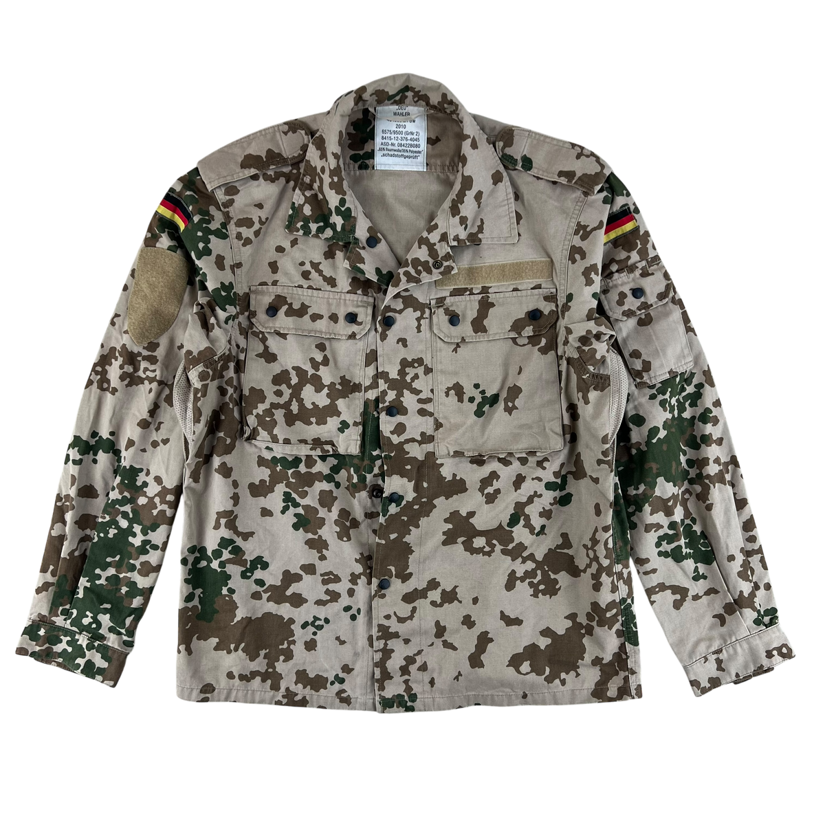 German Army Tropentarn Camouflage Field Shirt / Jacket - Medium GrNr 2