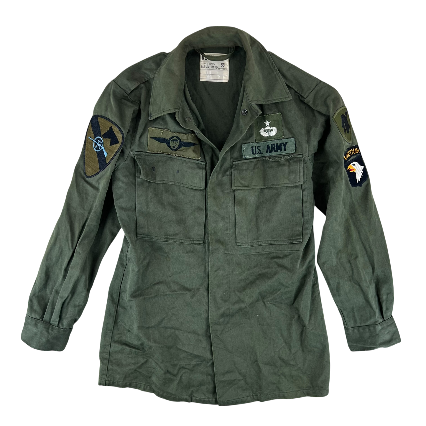 Dutch Army Field Shirt Green Long Sleeve - Small