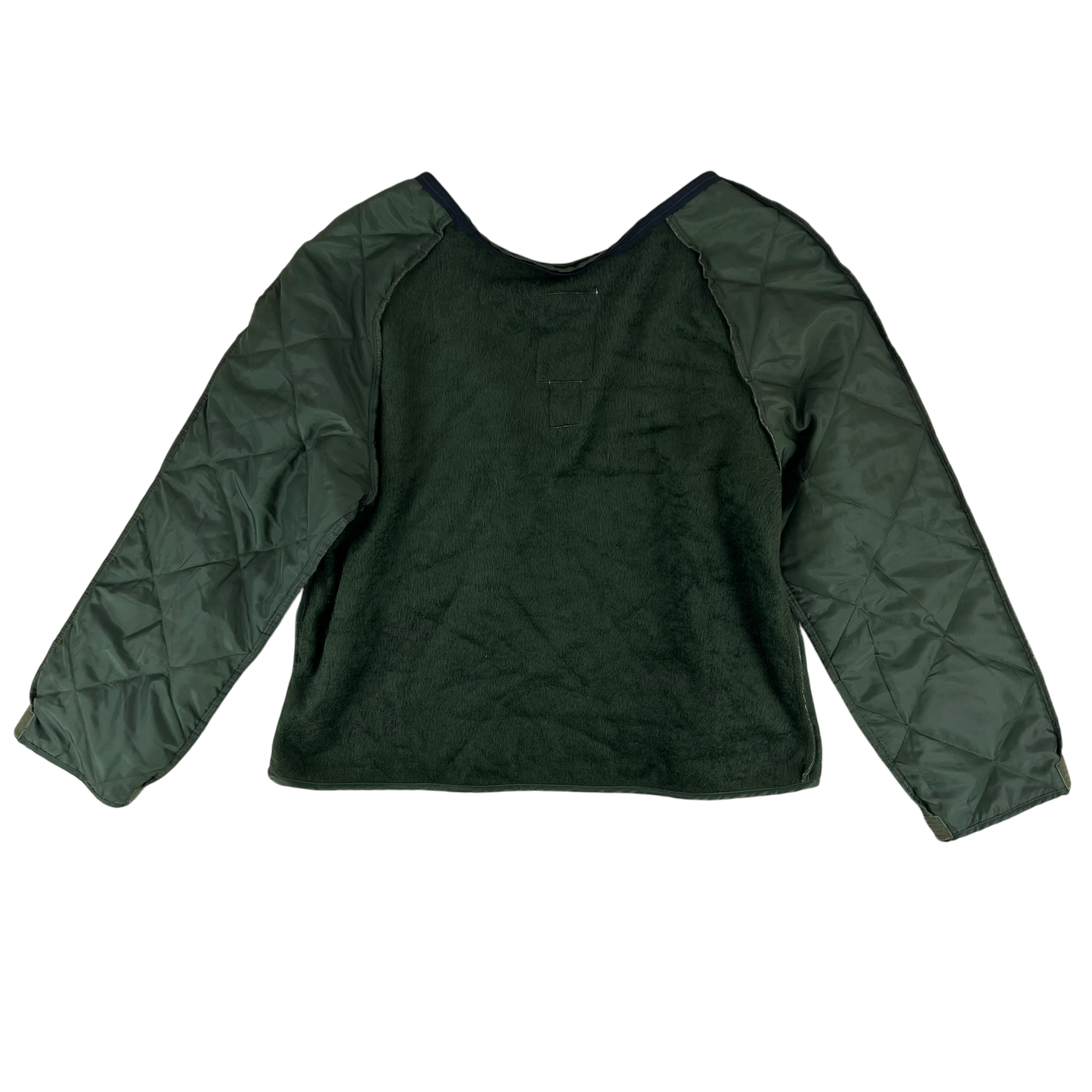 Dutch Army Faux Fur & Quilt Jacket Parka Liner - Small