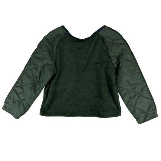 Dutch Army Faux Fur & Quilt Jacket Parka Liner - Small