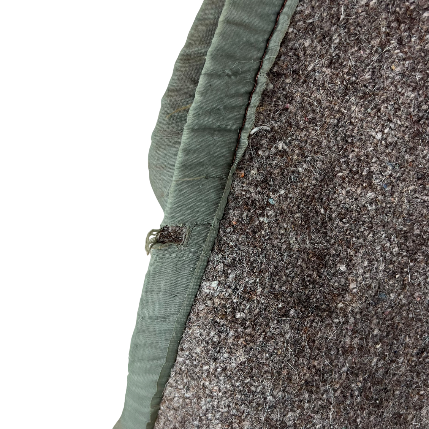 Romanian Army Oatmeal Brown Wool Blanket