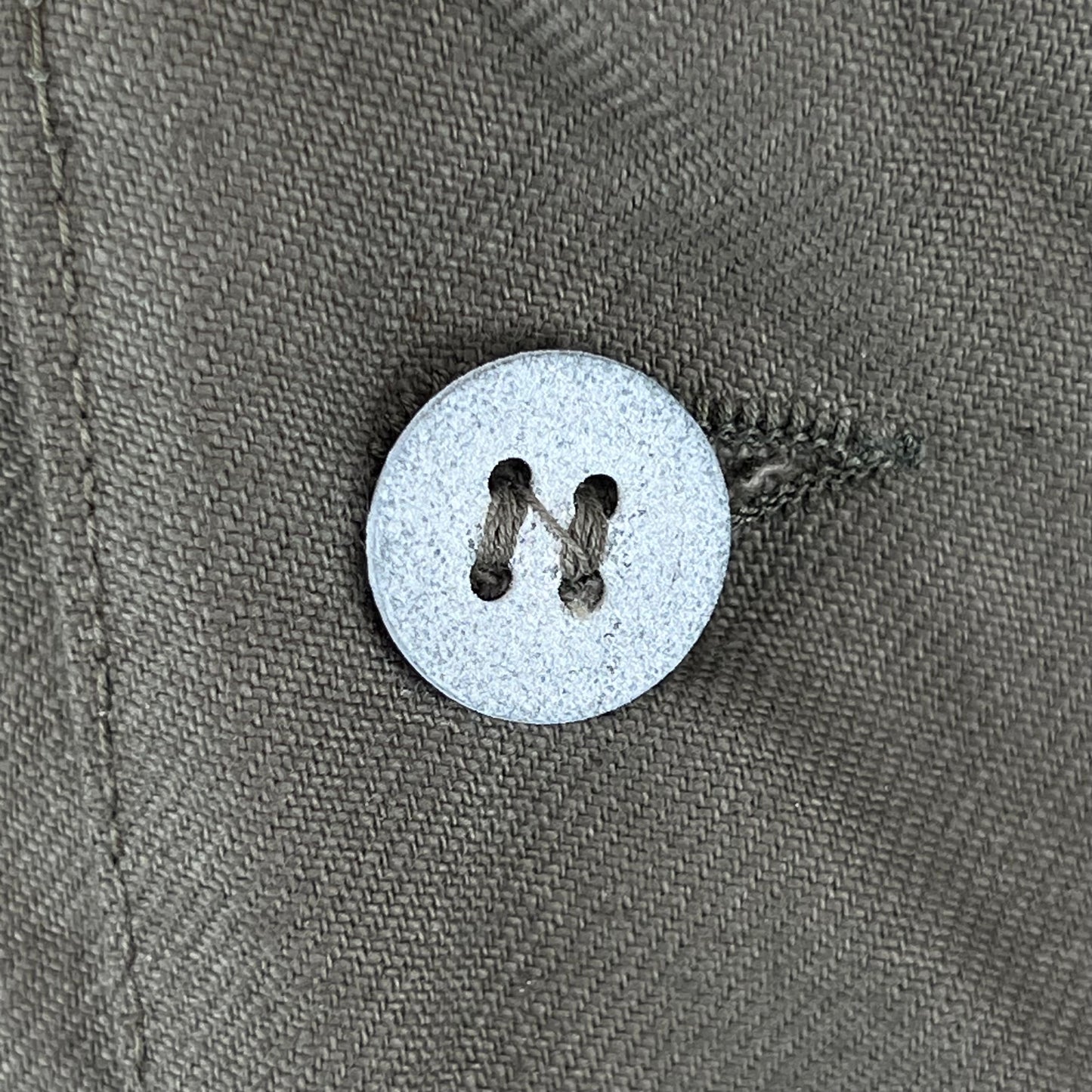 Swedish Army M40 "Grötrock" Brown Work Jacket - Medium