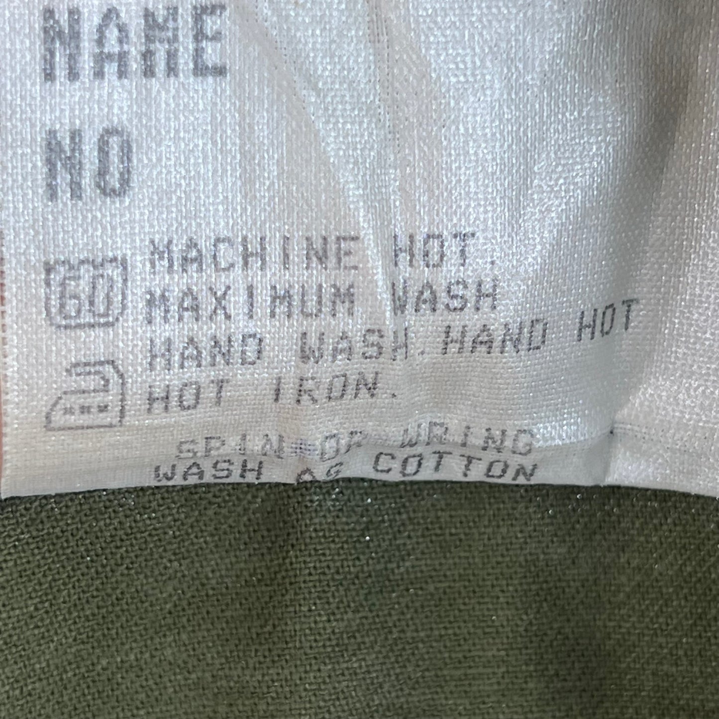 British Army Mens Olive Green Cotton Shirt Long Sleeve - Medium