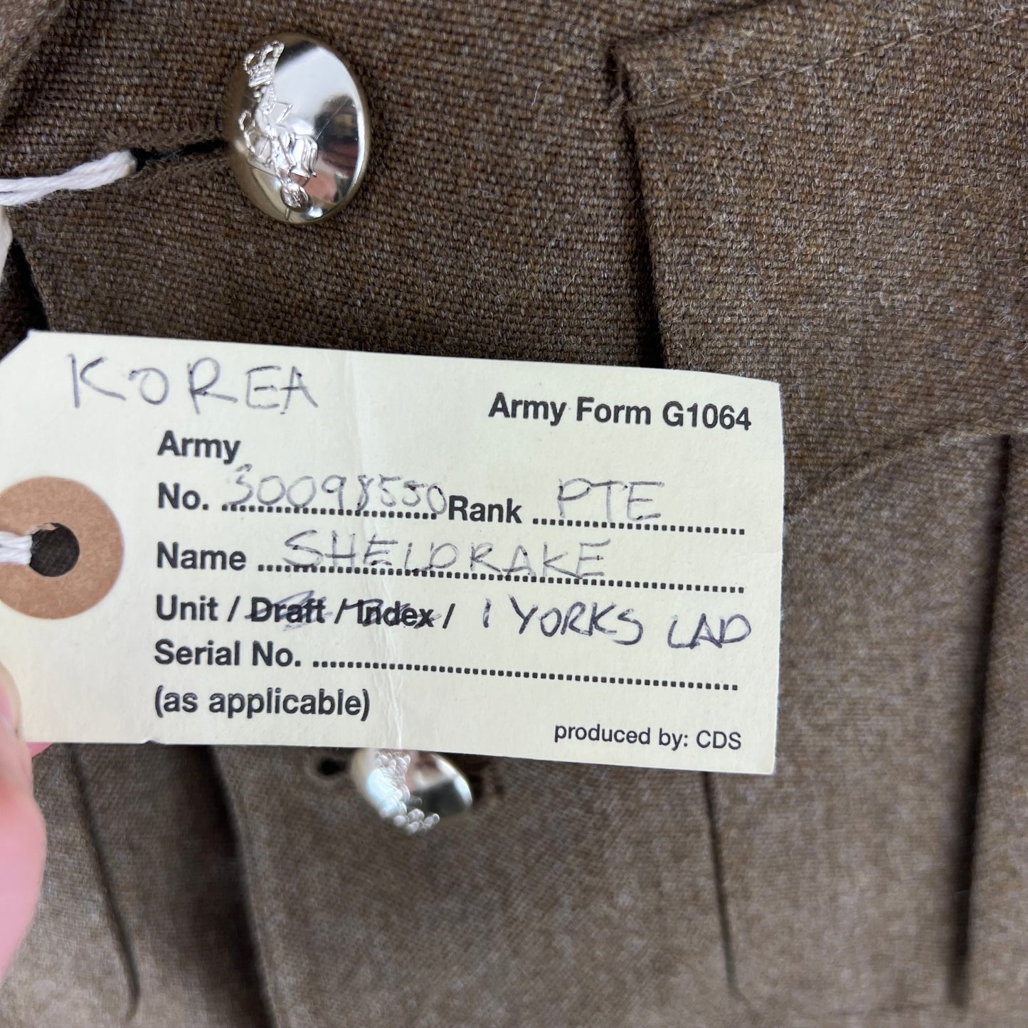 British Army No. 2 FAD Dress Jacket - REME - Medium 182/96