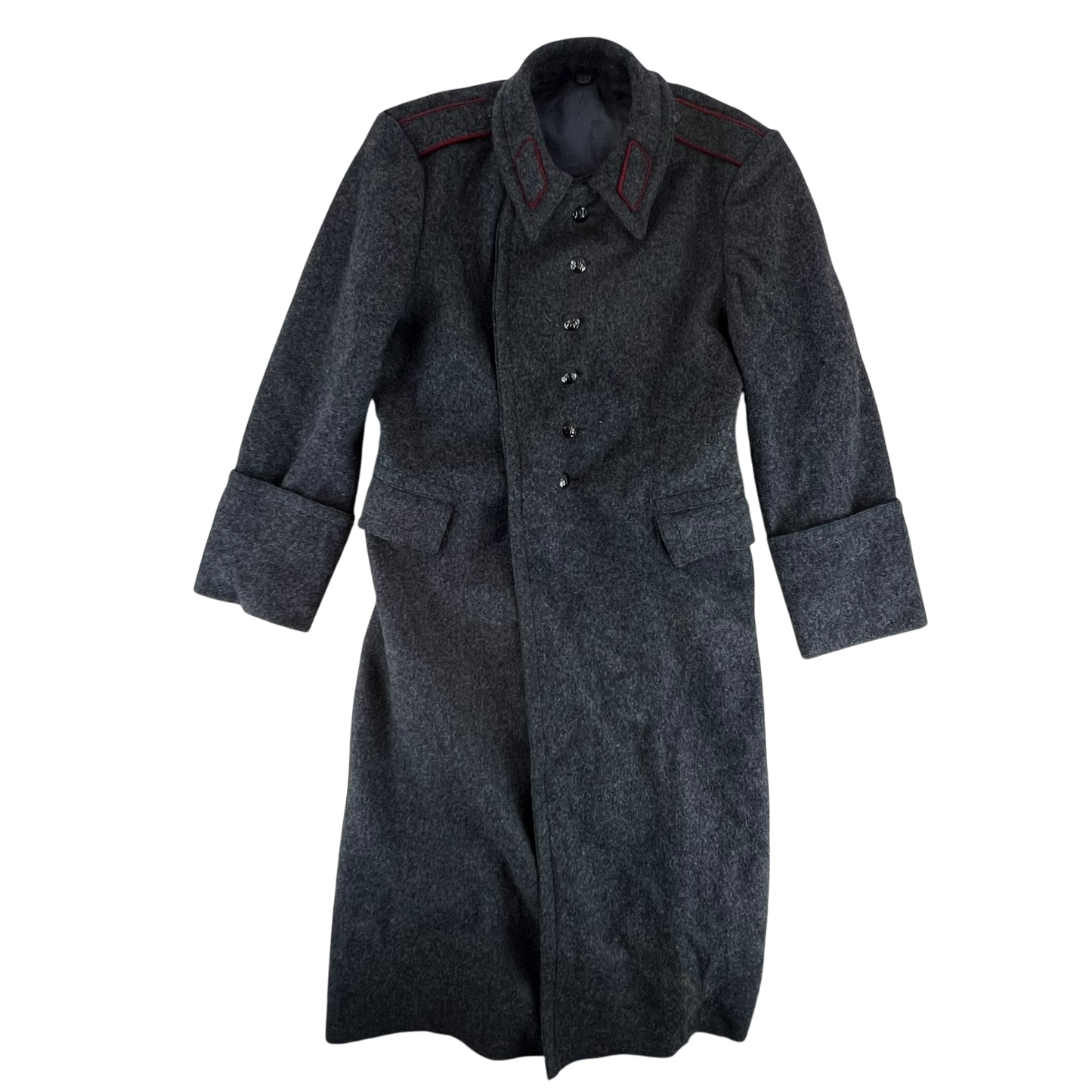 Bulgarian People's Army Grey Wool Greatcoat - Large