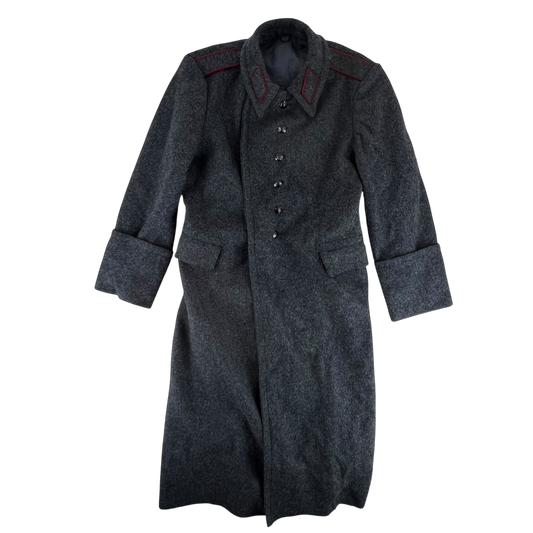 Bulgarian People's Army Grey Wool Greatcoat - Large