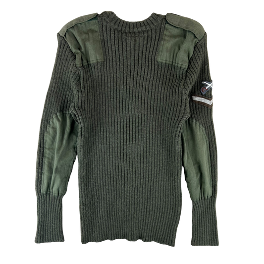 British Army Olive Green Pullover Jumper - Medium 100cm