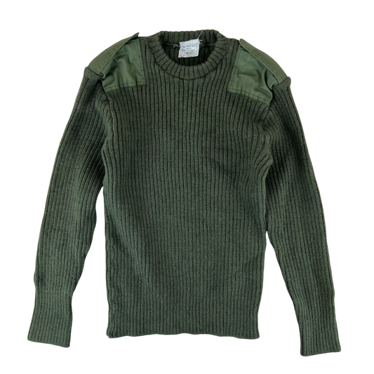British Army Olive Green Pullover Jumper - Large 118cm