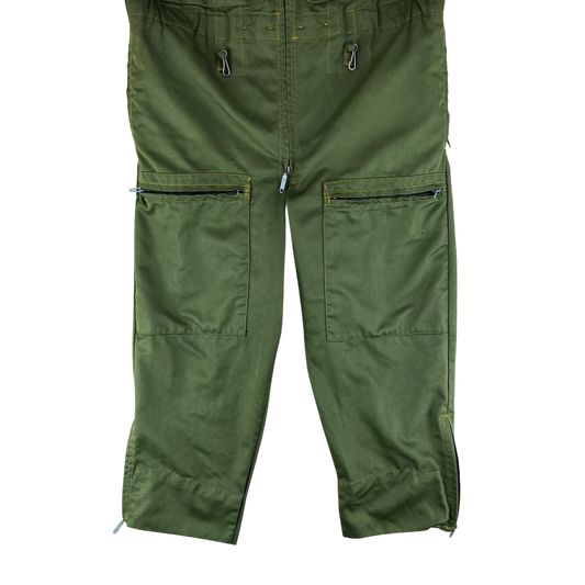 Swiss Air Force 80s Green Flight Suit - Large