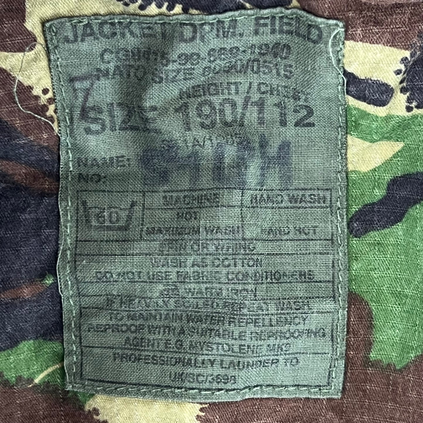 British Army S95 DPM Woodland Camo Ripstop Field Jacket - Large 190/112