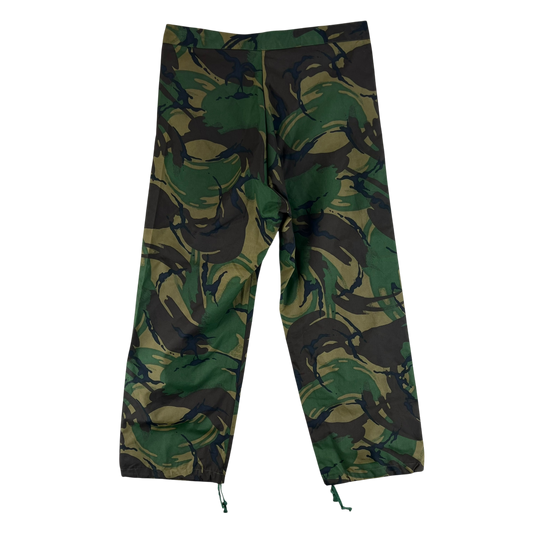 British Army DPM Camouflage Waterproof Trousers - W36 L27