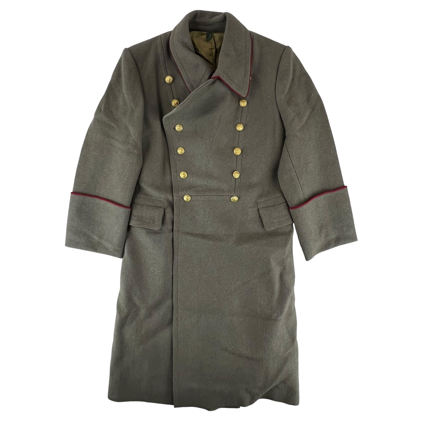 Bulgarian Army Khaki Wool Greatcoat - Medium