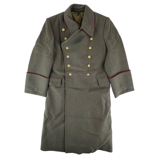 Bulgarian Army Khaki Wool Greatcoat - Medium
