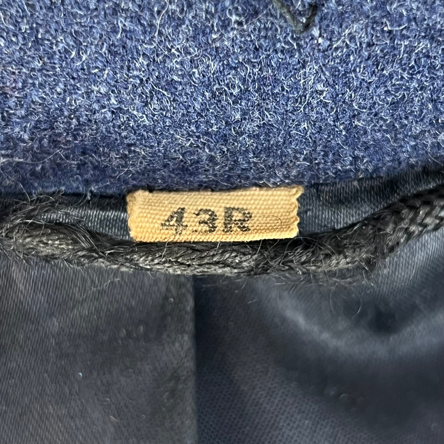 US Air Force 40s Blue Wool Greatcoat - Large 43R