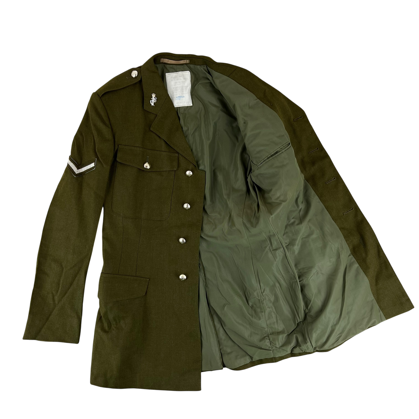 British Army 1980 Pattern No. 2 Olive Green Dress Jacket - REME - Large 188/108