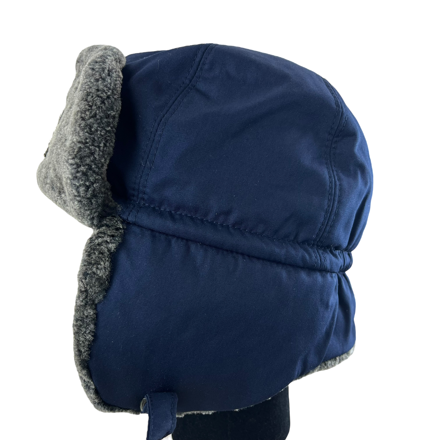 Finnish Police Winter Ushanka Cap w/ Badge - Small 56cm