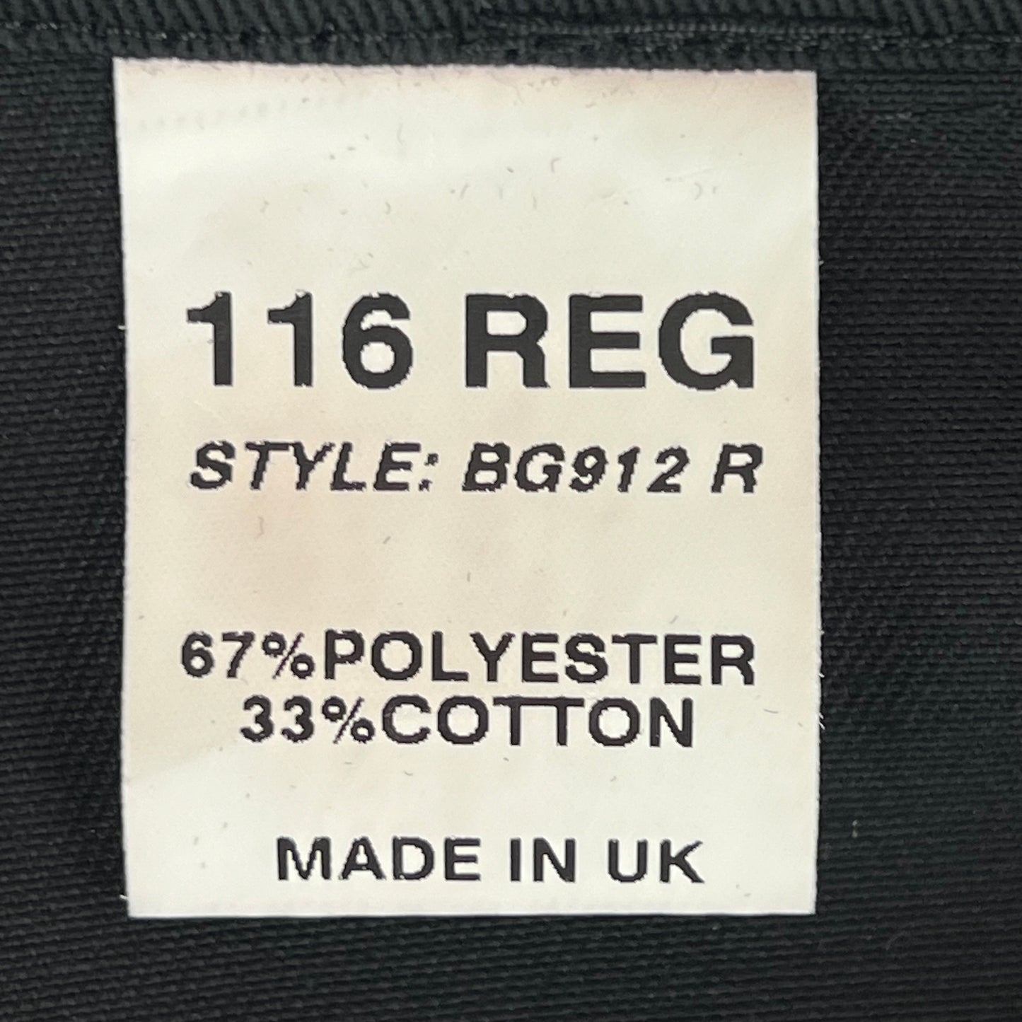 British MoD Home Office Black Coveralls - UK Border Agency - X Large 116R