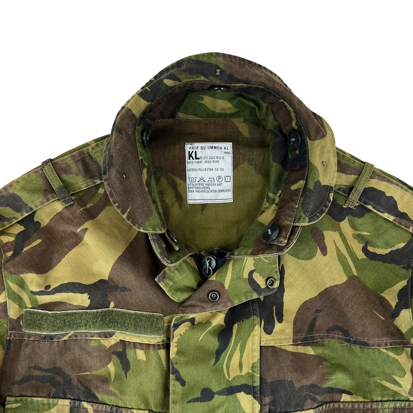 Dutch Army M93 DPM Woodland Camouflage Combat Jacket - Medium