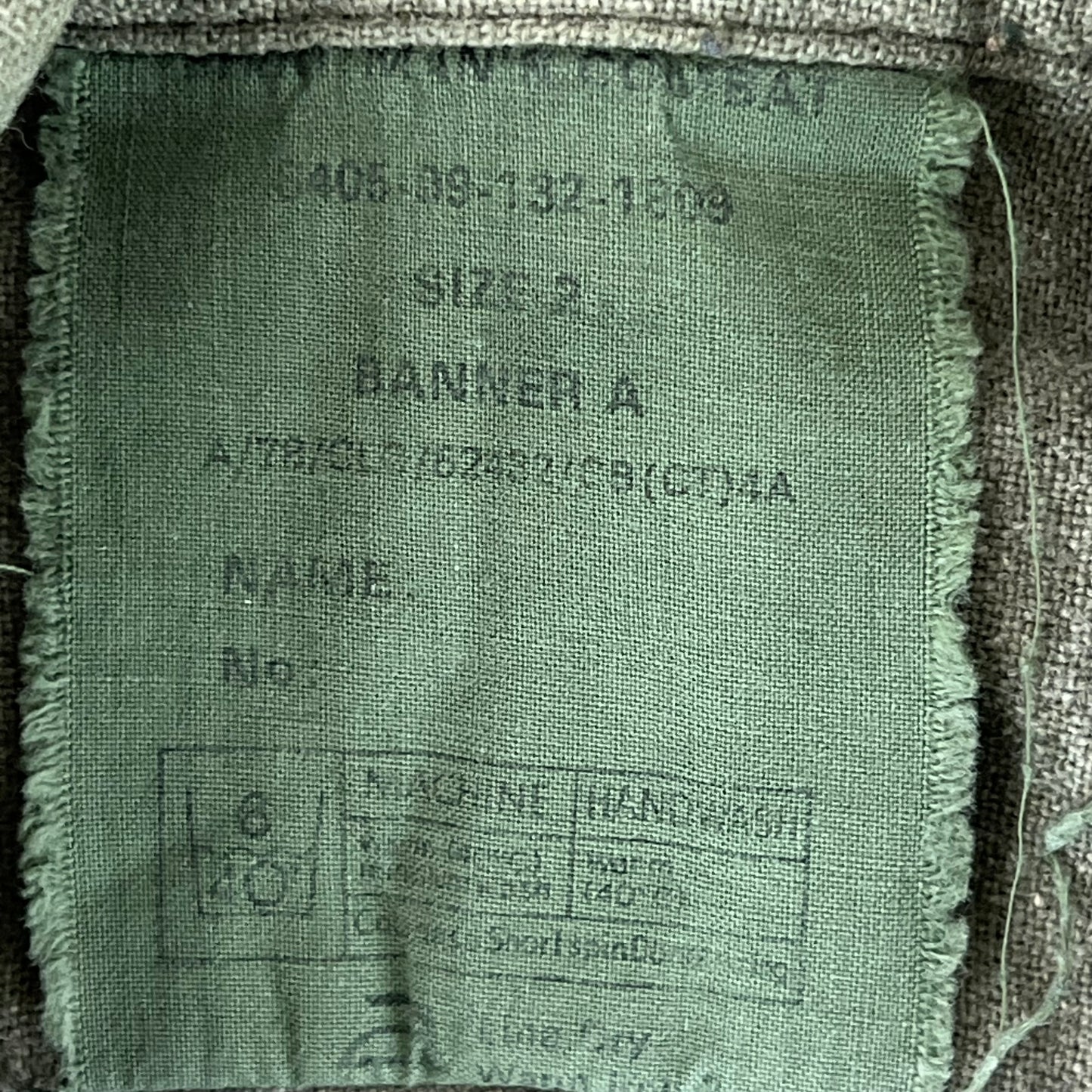 British Army Mens Olive Green Wool Shirt Long Sleeve - Medium SIZE 2