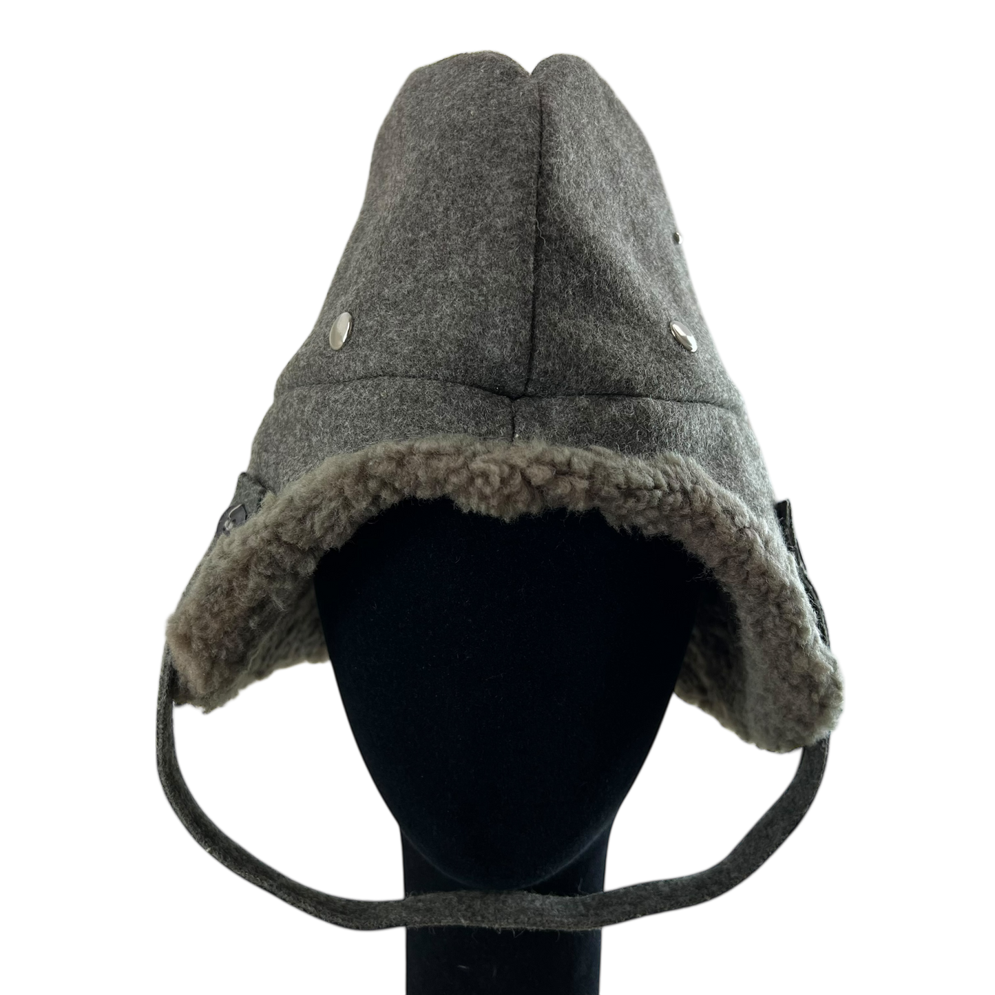 Swedish Army WW2 M43 Wool Ushanka Cap - Small 56cm