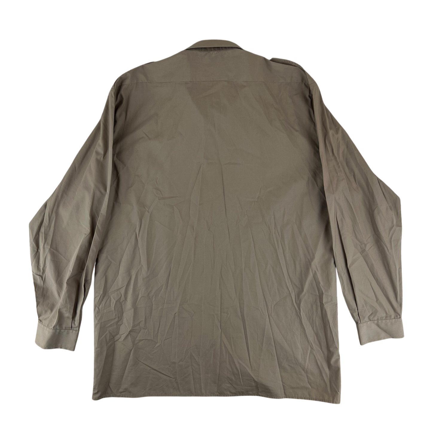British Army Khaki Long Sleeve Shirt