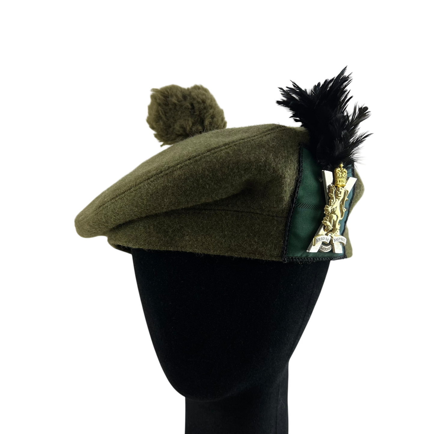 British Army Tam o Shanter w/ Plume - Royal Regiment of Scotland - Large