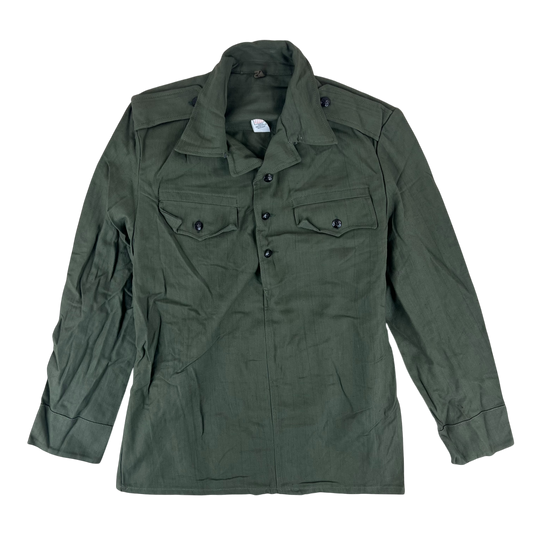 Bulgarian People's Army Cotton Olive Green Cossack Shirt - Medium