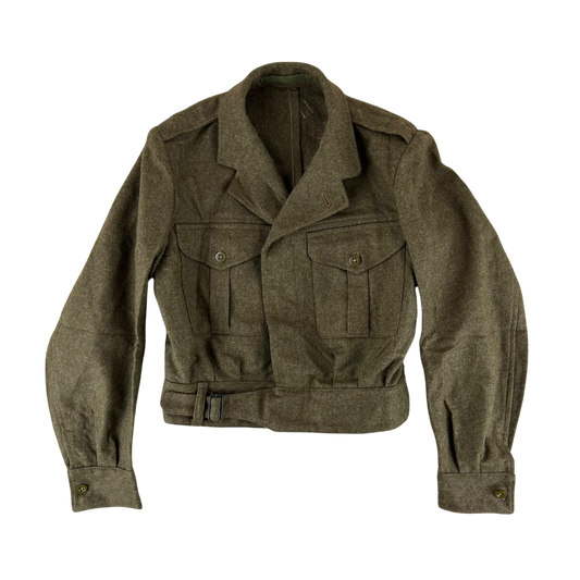 British Army 50s Khaki Ike 1949 Pattern Battle Dress Jacket - Medium