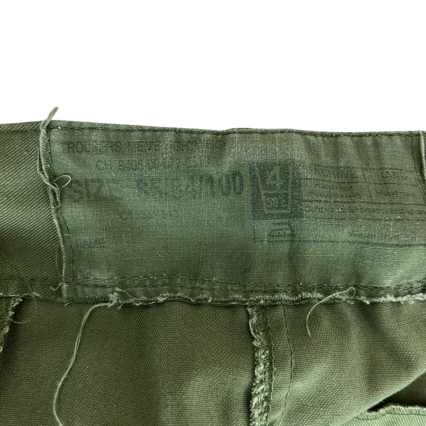 British Army Olive Green Fatigue Work Trousers - W32 L32