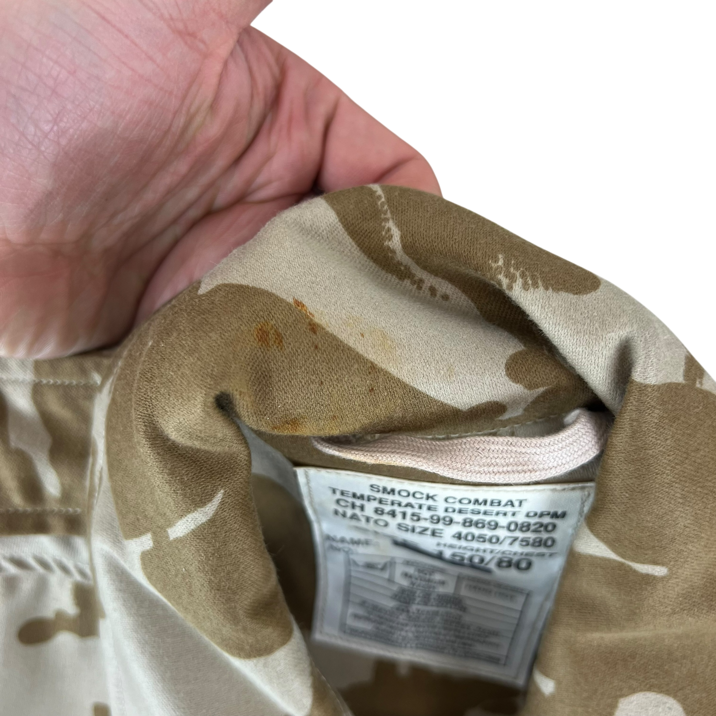 British Army 94 Pattern Desert DPM Camo Combat Smock -