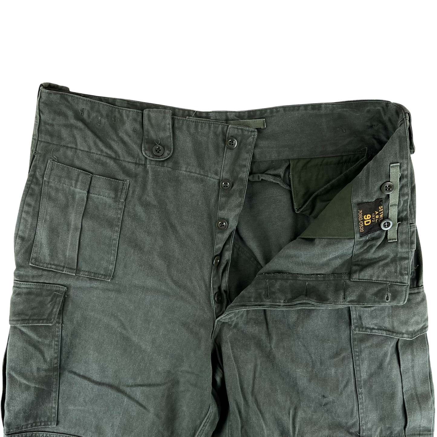 Belgian Army M64 Olive Green Trousers - W45 L27