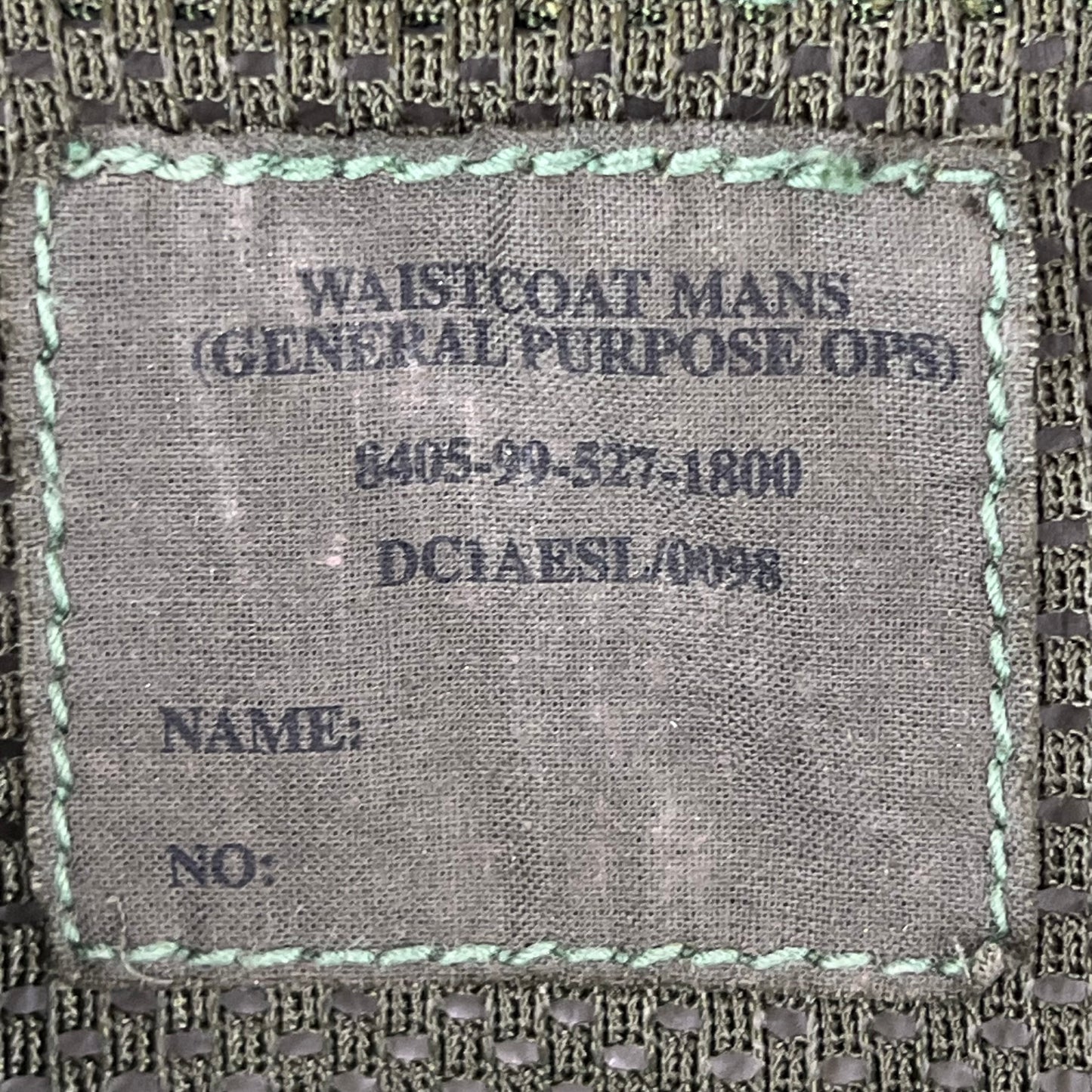 British Army Waistcoat Tactical Vest DPM Camouflage GP OPS